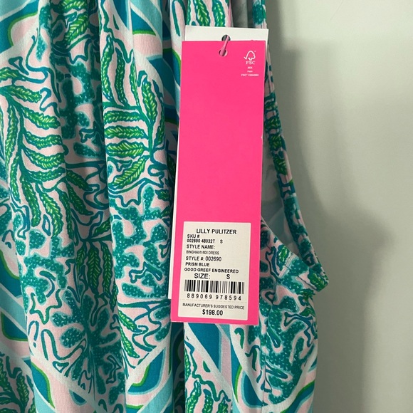 NWT Bingham Midi Dress in Good Greef - Picture 3 of 5